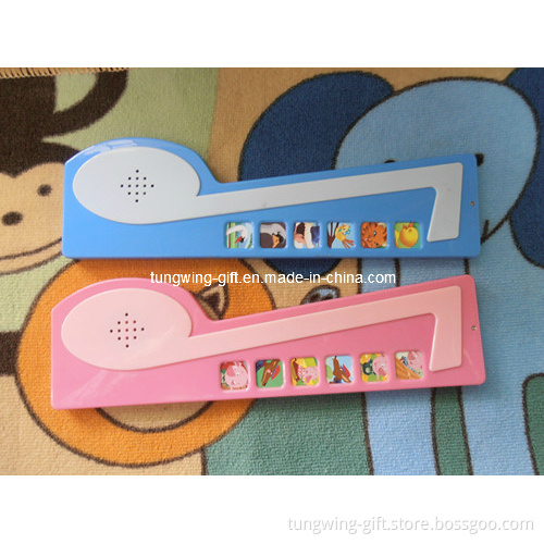 Note shaped Sound module for Children's Book